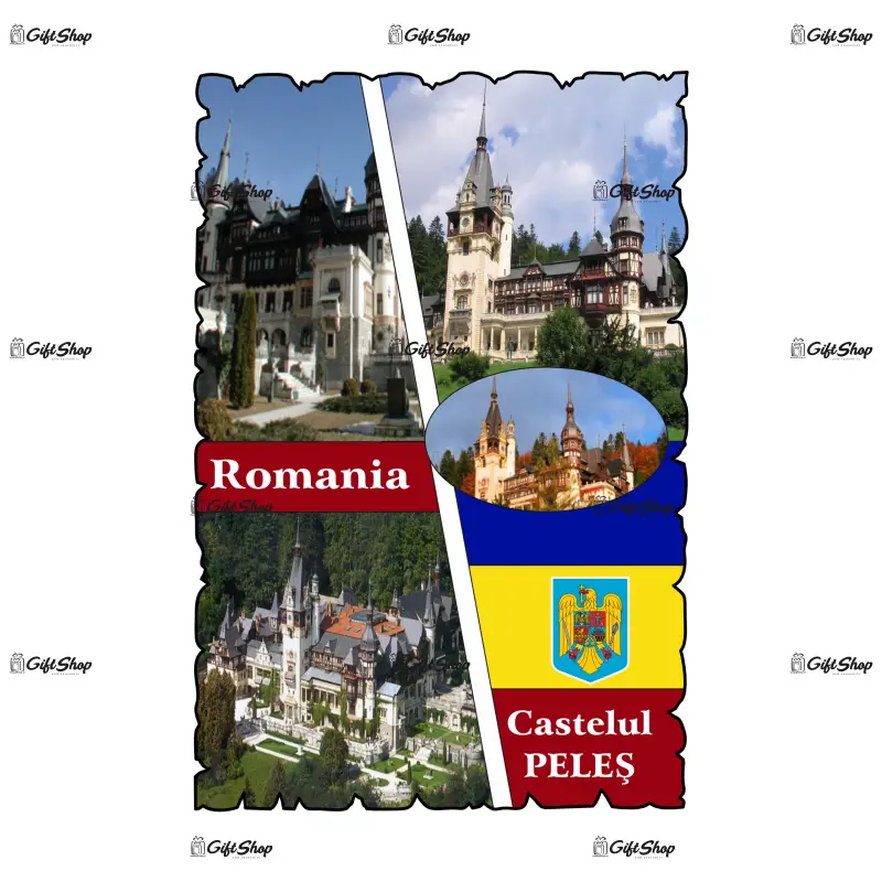 Castelul peles romania, magnet frigider mgs176
